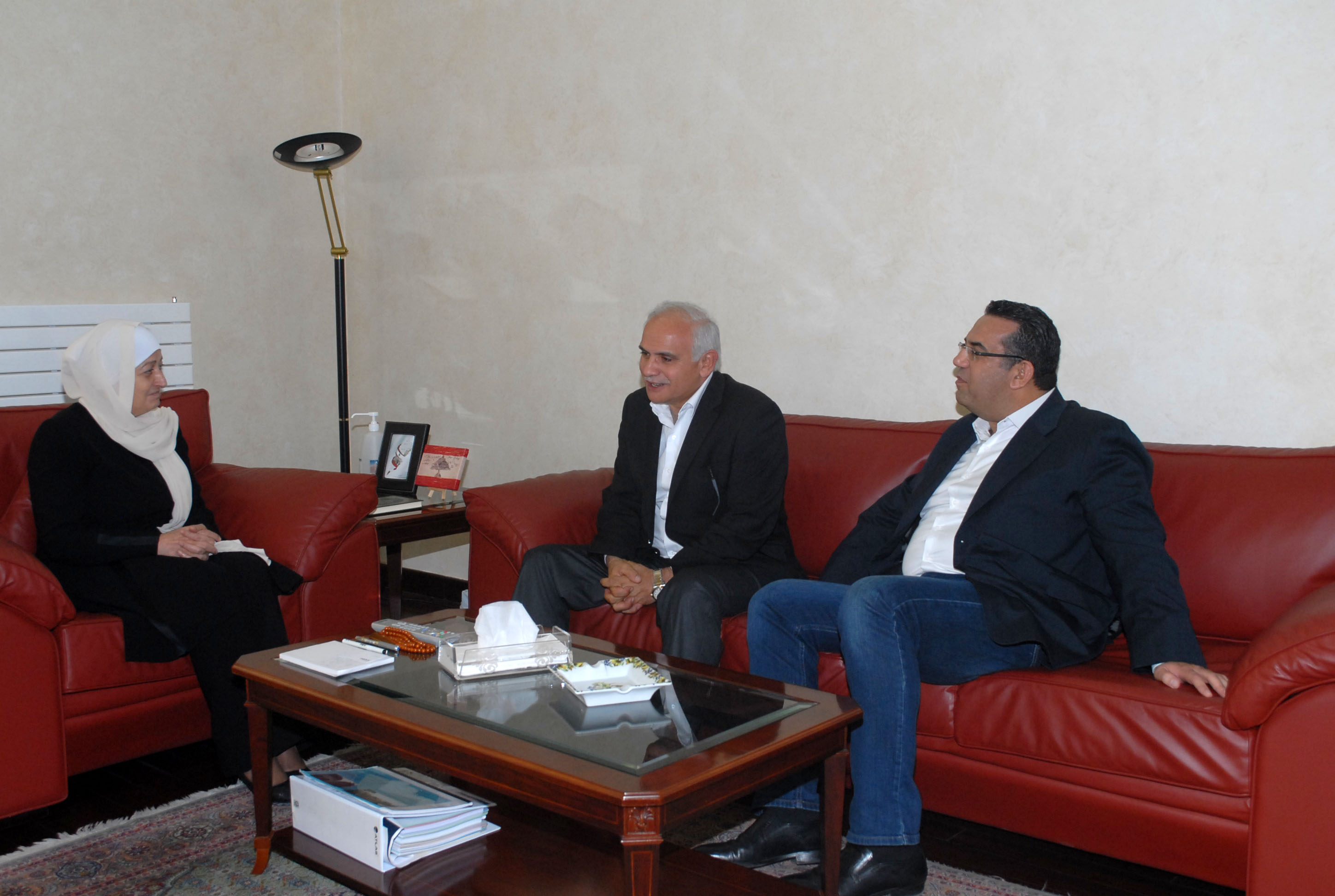 الحريري استقبلت رئيس بلدية طرابلس عامر الرافعي