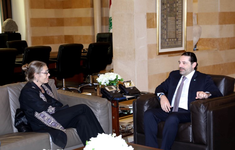 الرئيس سعد الحريري استقبل المنسقة الخاصة للامم المتحدة في لبنان ووفدا من الهيئة الادارية لنادي الغولف اللبناني
