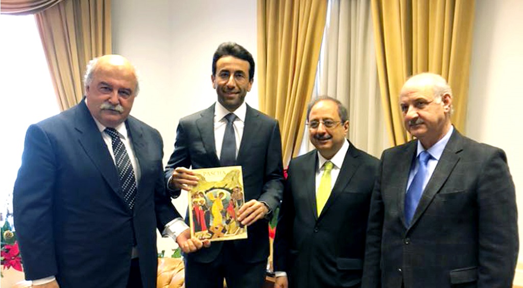 شبيب التقى الجمعية البرلمانية للأرثوذكسية و نقابة تجار الخضار والفاكهة بالمفرق