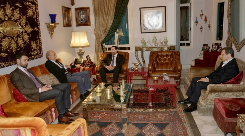 النائب وليد جنبلاط إستقبل في دارته في كليمنصو رئيس مجلس الوزراء سعد الحريري