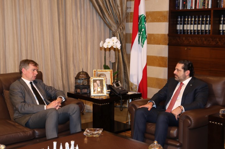 الرئيس سعد الحريري استقبل السفير البريطاني ورئيسة الكتلة الشعبية ميريام سكاف