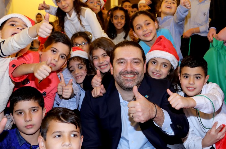 الرئيس سعد الحريري أقام في السراي الحكومي حفلا للأطفال الأيتام