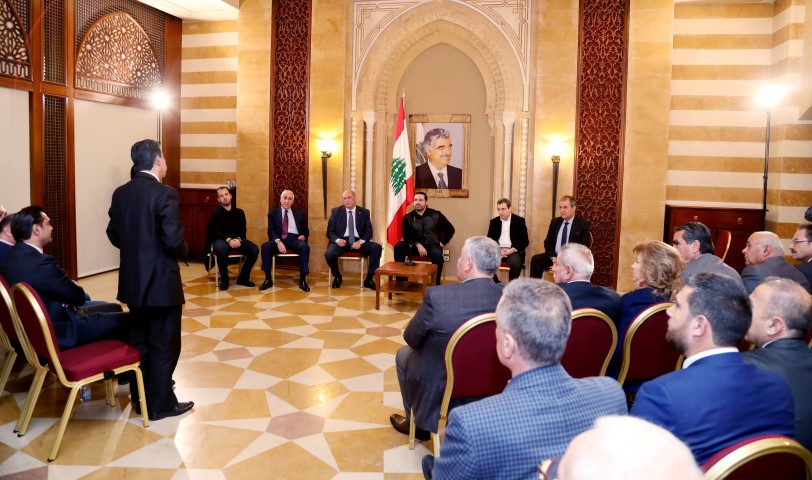 الرئيس سعد الحريري استقبل وفدا من نواب البقاع الغربي وراشيا