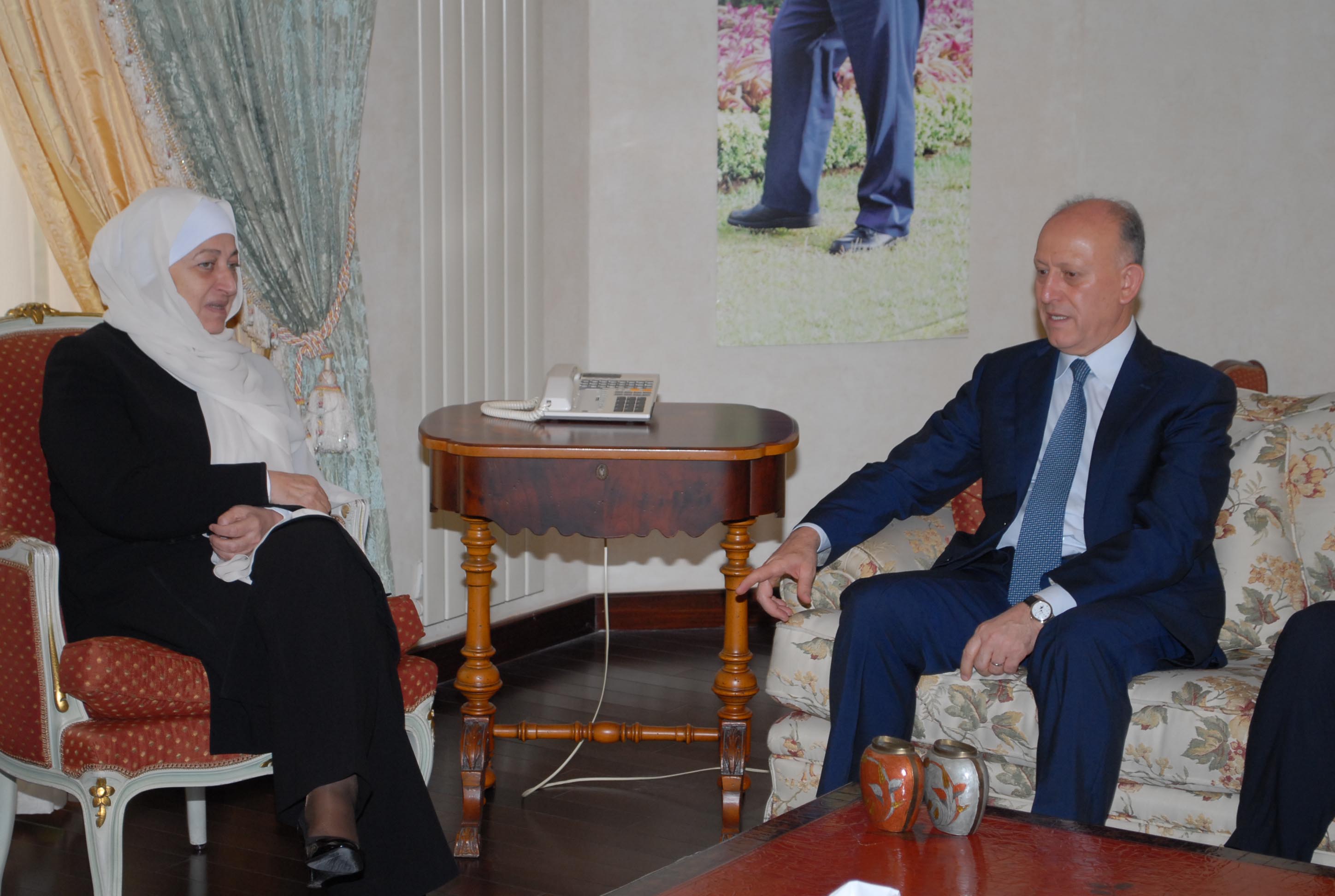 وزير العدل اشرف ريفي التقى الحريري في مجدليون