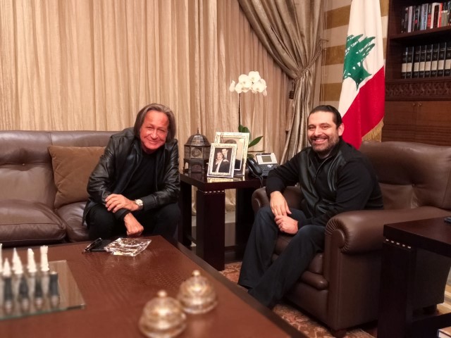 الرئيس سعد الحريري استقبل رجل الأعمال الفلسطيني الأصل محمد حديد