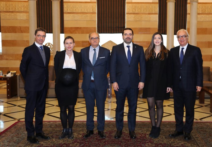 الرئيس سعد الحريري يلتقي زاسبكين ورئيس جمعية "شارل ديغول" ووفدا من منظمة هيومن رايتس واتش