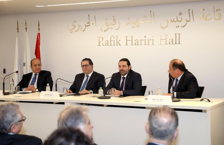 الرئيس سعد الحريري أجرى لقاء حواريا مع الاقتصاديين في غرفة التجارة والصناعة والزراعة في بيروت