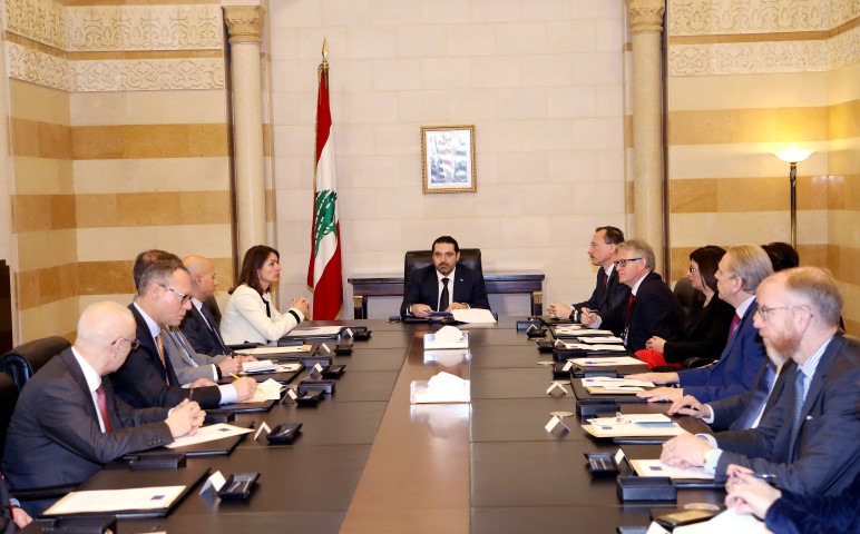 الرئيس سعد الحريري استقبل سفراء الاتحاد الاوروبي في لبنان