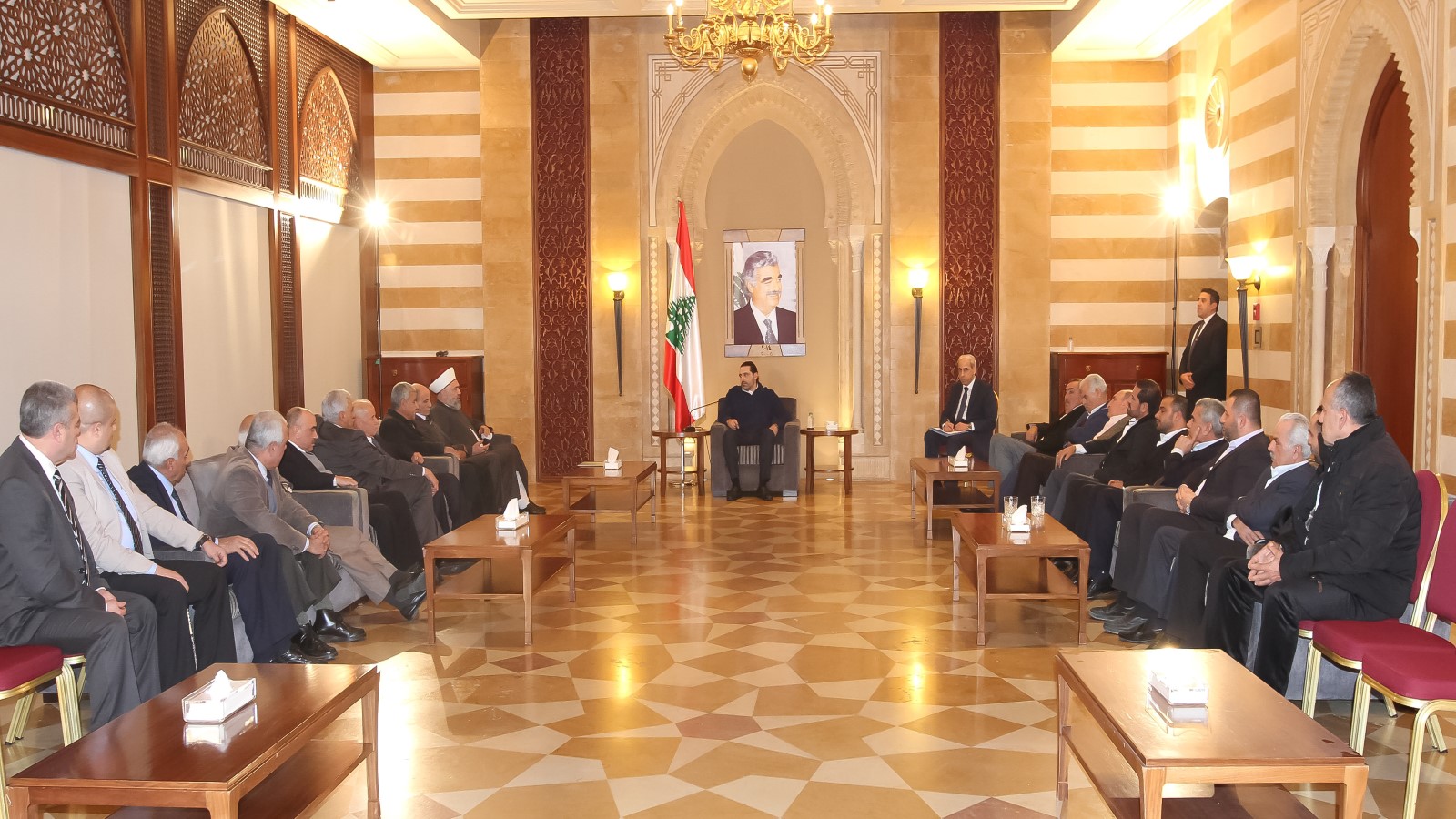 الرئيس سعد الحريري استقبل وفدا من فعاليات منطقة المنية ووفدا من عائلة الكوش والنائب هادي حبيش