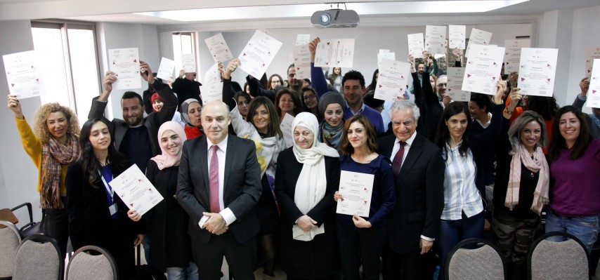 الجامعة اللبنانية الأميركية (LAU) ومؤسسة الحريري  تخرجان طلابا قادة في مركز "علا" &ndash;OLA &ndash; في بيروت