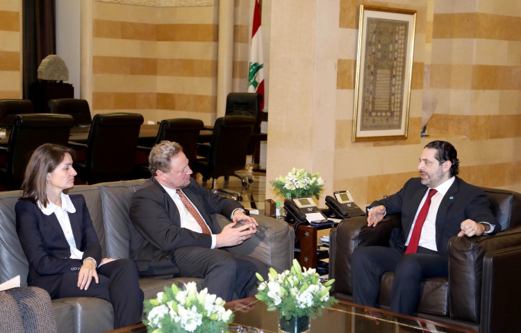 الرئيس سعد الحريري استقبل مسؤول التمويل في الاتحاد الاوروبي لدول الجوار ووفدا من بلدية الفاكهة