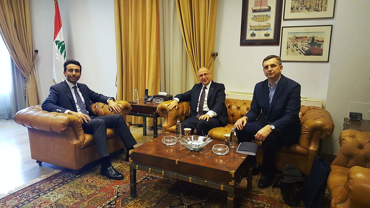 شبيب التقى السفير الأوكراني و وفداً من اليازا