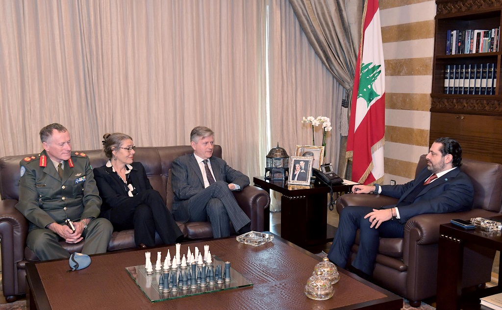 الرئيس سعد الحريري استقبل قائد قوات اليونيفل في جنوب لبنان وسفير باكستان ووفدا من جمعيات طرابلسية