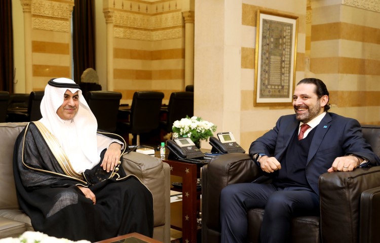 الرئيس سعد الحريري اسنقبل موفد خادم الحرمين الشريفين نزار العلولا