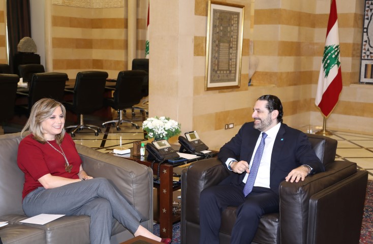 الرئيس سعد الحريري استقبل السيدة كلودين عون روكز والصفدي ووفدا اوروبيا ومحافظ بعلبك-الهرمل والمفتي الصلح