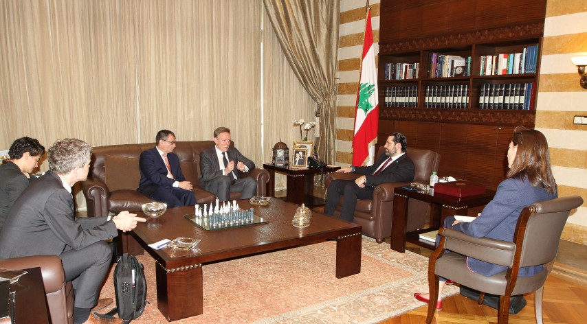 الرئيس سعد الحريري استقبل رئيس البرلمان الألماني والمنسقة الخاص للأمم المتحدة والسفير البريطاني