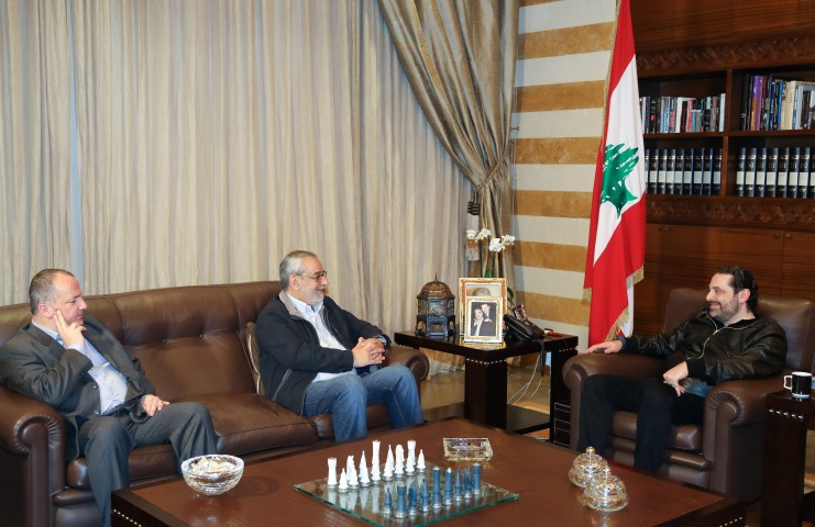 الرئيس سعد الحريري استقبل بقرادونيان وسلام والمطران مطر وشخصيات