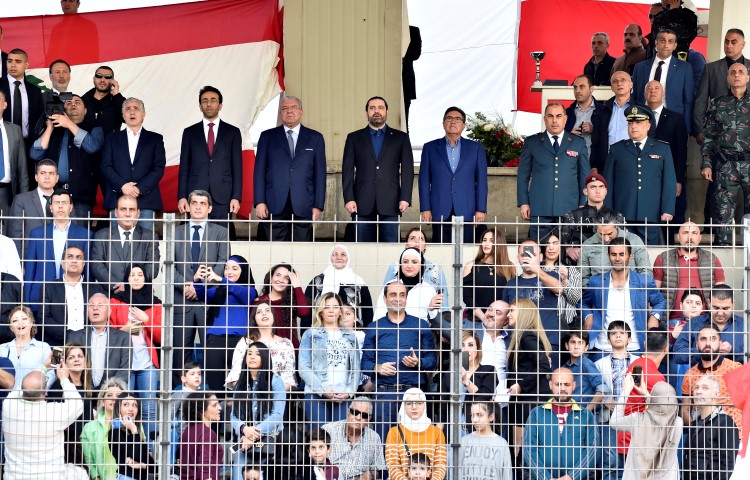 الرئيس سعد الحريري رعى حفل تخريج دورة الإطفائيين المتمرنين في بيروت