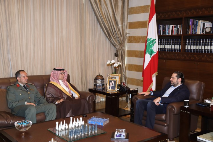 الرئيس سعد الحريري استقبل القائم بالاعمال السعودي وليد البخاري وشخصيات
