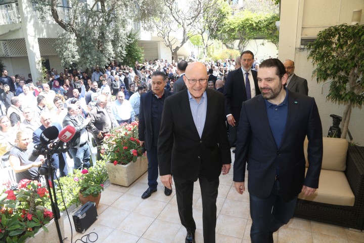 الرئيس سعد الحريري زار الرئيس تمام سلام في دارته بالمصيطبة