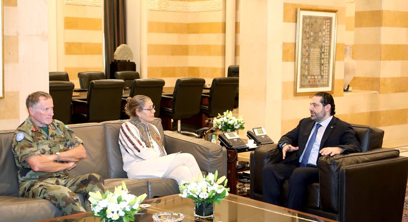 الرئيس سعد الحريري عرض التطورات مع كاردل وبيري