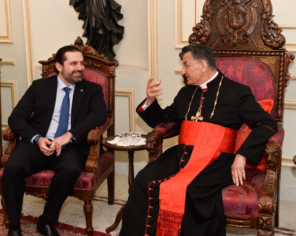 الرئيس سعد الحريري زار البطريرك الراعي في بكركي