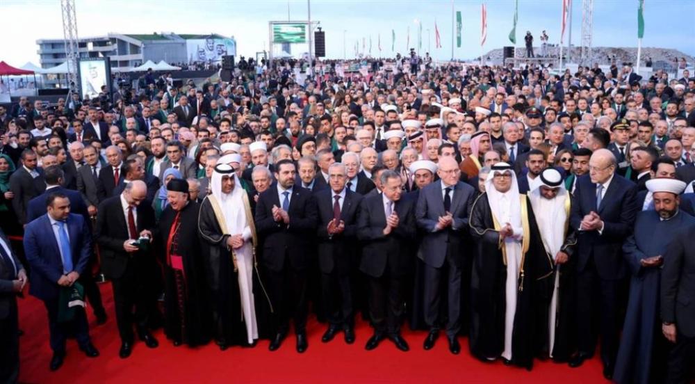 تدشين جادة الملك سلمان بن عبد العزيز وسط بيروت