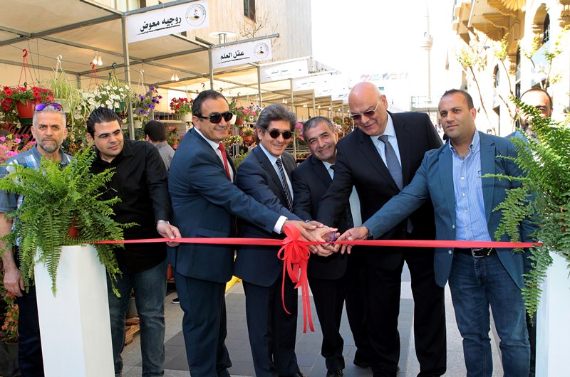 افتتاح سوق الازهار في اسواق بيروت برعاية الرئيس سعد الحريري