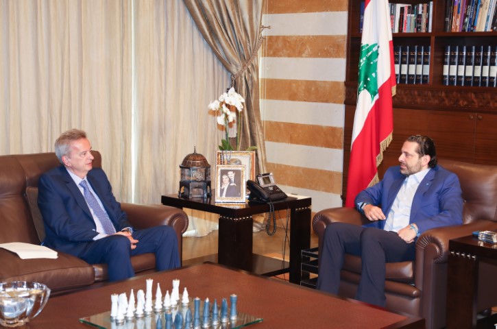 الرئيس سعد الحريري التقى الصفدي ومتري وسلامة وكلودين روكز