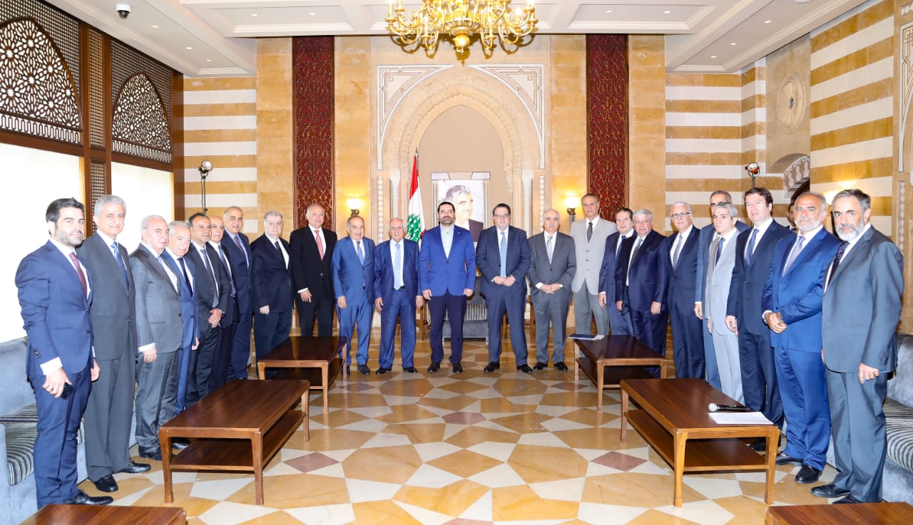 الرئيس سعد الحريري التقى وفدا من مجلس الاعمال اللبناني السعودي