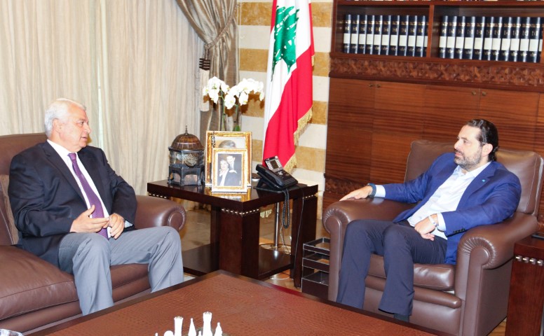 الرئيس سعد الحريري استقبل رئيس بلدية طرابلس ورئيس مجلس العلاقات العربية والدولية  محمد جاسم الصقر