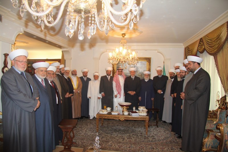 القائم بأعمال سفارة المملكة العربية السعودية الوزير المفوض وليد بخاري زار مفتي طرابلس والشمال الدكتور الشيخ مالك الشعار