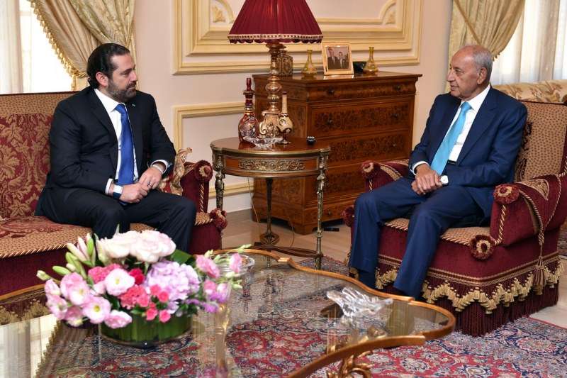 الرئيس سعد الحريري زار الرئيس نبيه بري الذي استبقاه إلى مأدبة الغداء