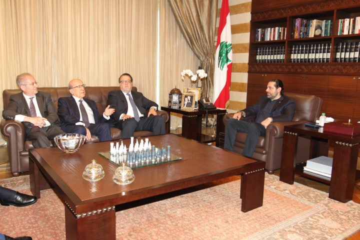 الرئيس سعد الحريري التقى وفدا مصغرا من الهيئات الاقتصادية