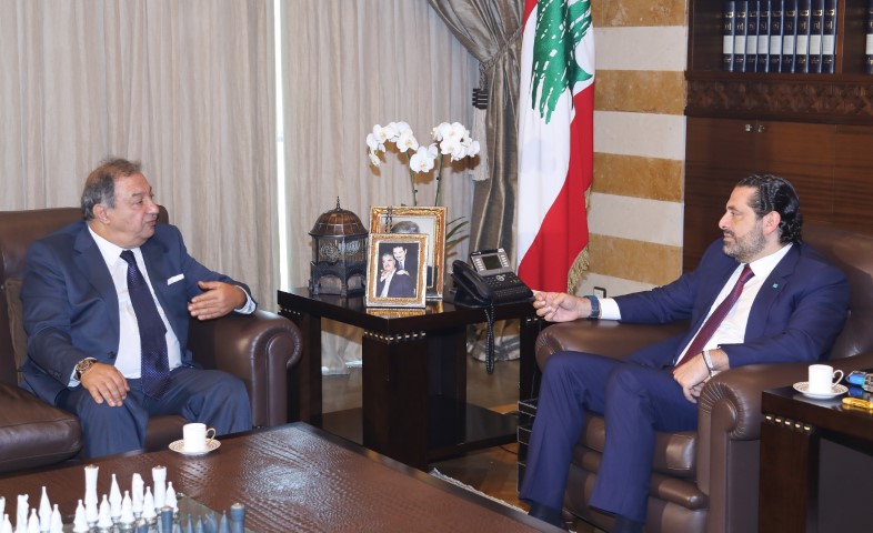 الرئيس سعد الحريري استقبل نقيب الصحافة عوني الكعكي