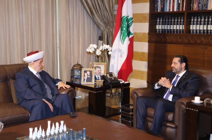 الرئيس سعد الحريري استقبل المفتي الشعار وسفير اوستراليا والسيدة فيوليت الصفدي