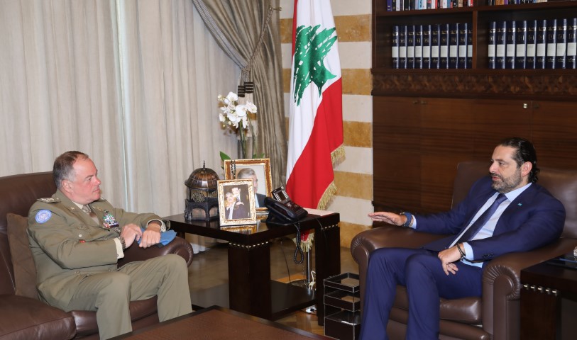 الرئيس سعد الحريري استقبل القائد الجديد لقوات اليونيفل ووفود
