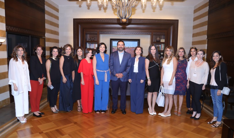 الرئيس سعد الحريري استقبل ريتشارد وأبي خليل ووفدا من المجلس اللبناني للسيدات القياديات