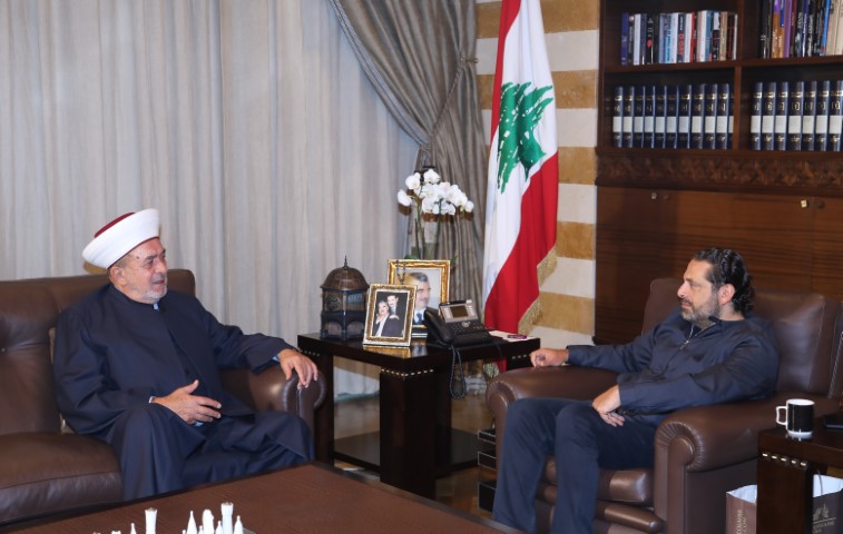 الرئيس سعد الحريري استقبل المفتي سوسان والمفوض السامي لشؤون اللاجئين​