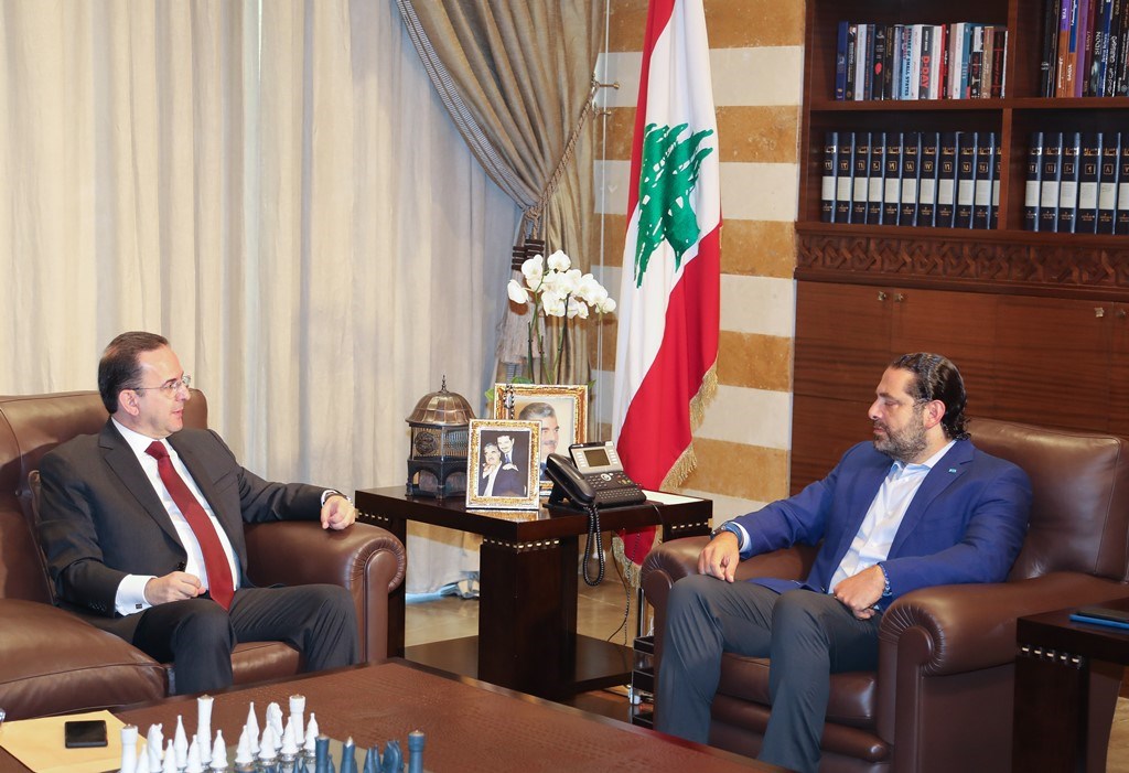 الرئيس سعد الحريري استقبل وزير السياحة والمفتي الشعار ونهرا وقمر الدين ووفدا من بلدية برجا