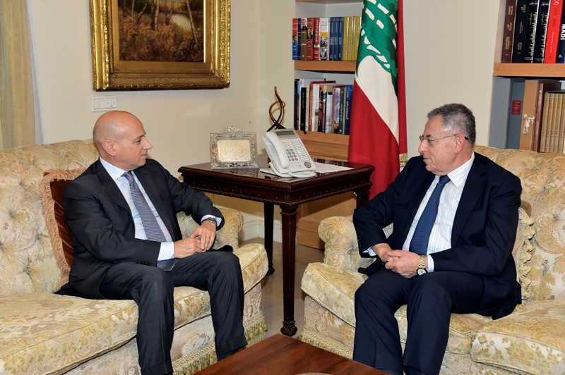 الرئيس فؤاد السنيورة استقبل السفيرين الإيطالي والجزائري