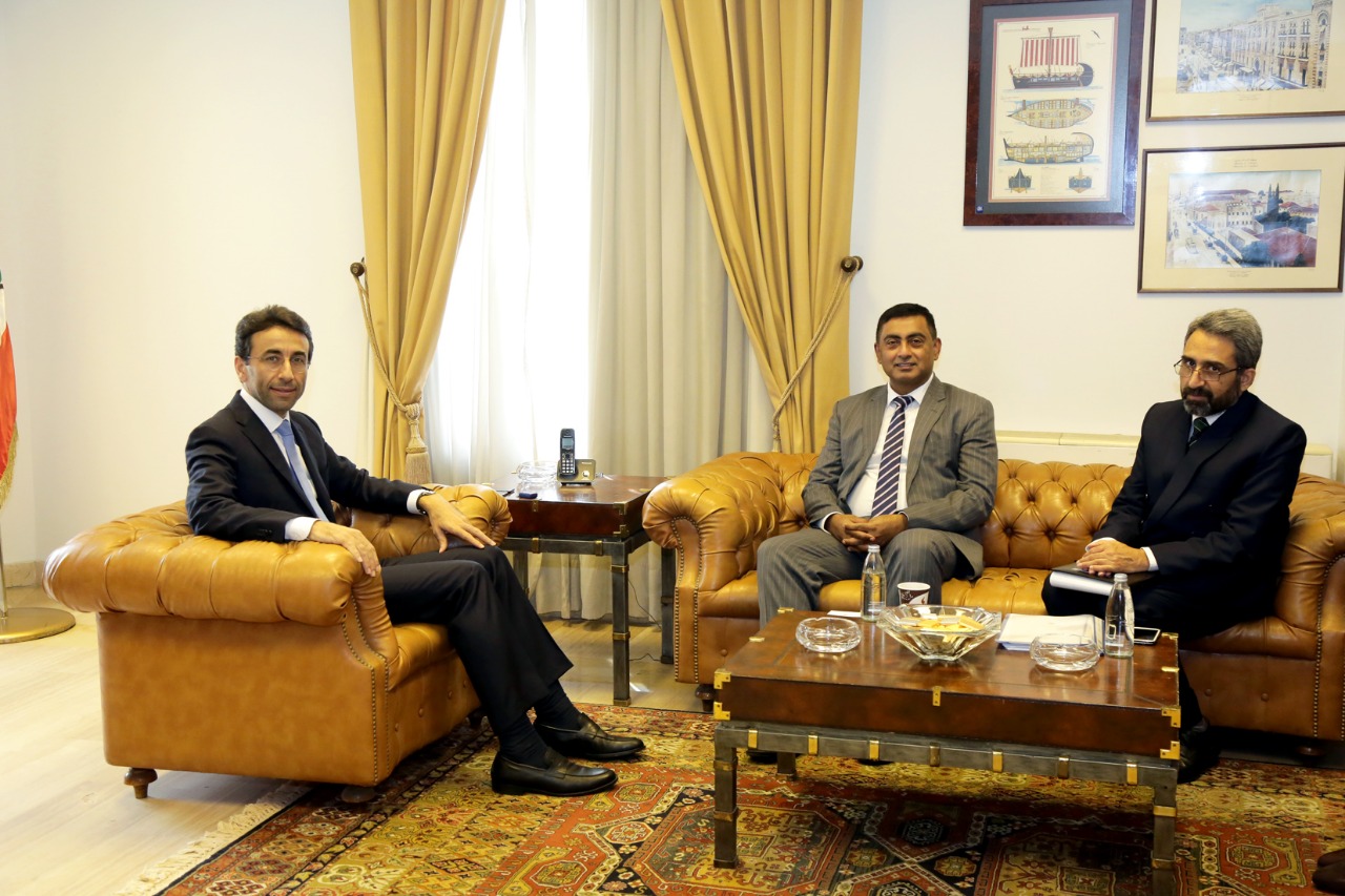 شبيب بحث وسفير باكستان الجديد تعزيز سبل التعاون بين بيروت وإسلام آباد
