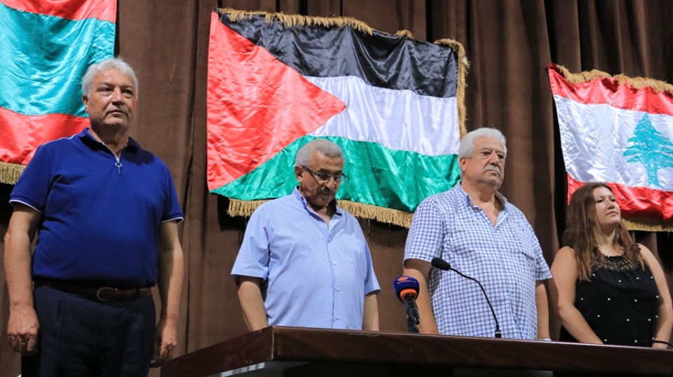 لقاء موسع لبناني فلسطيني بدعوة من أسامة سعد طالب بوقف إجراءات وزارة العمل وأقر وثيقة شعبية حول حقوق اللاجئين الفلسطينيين