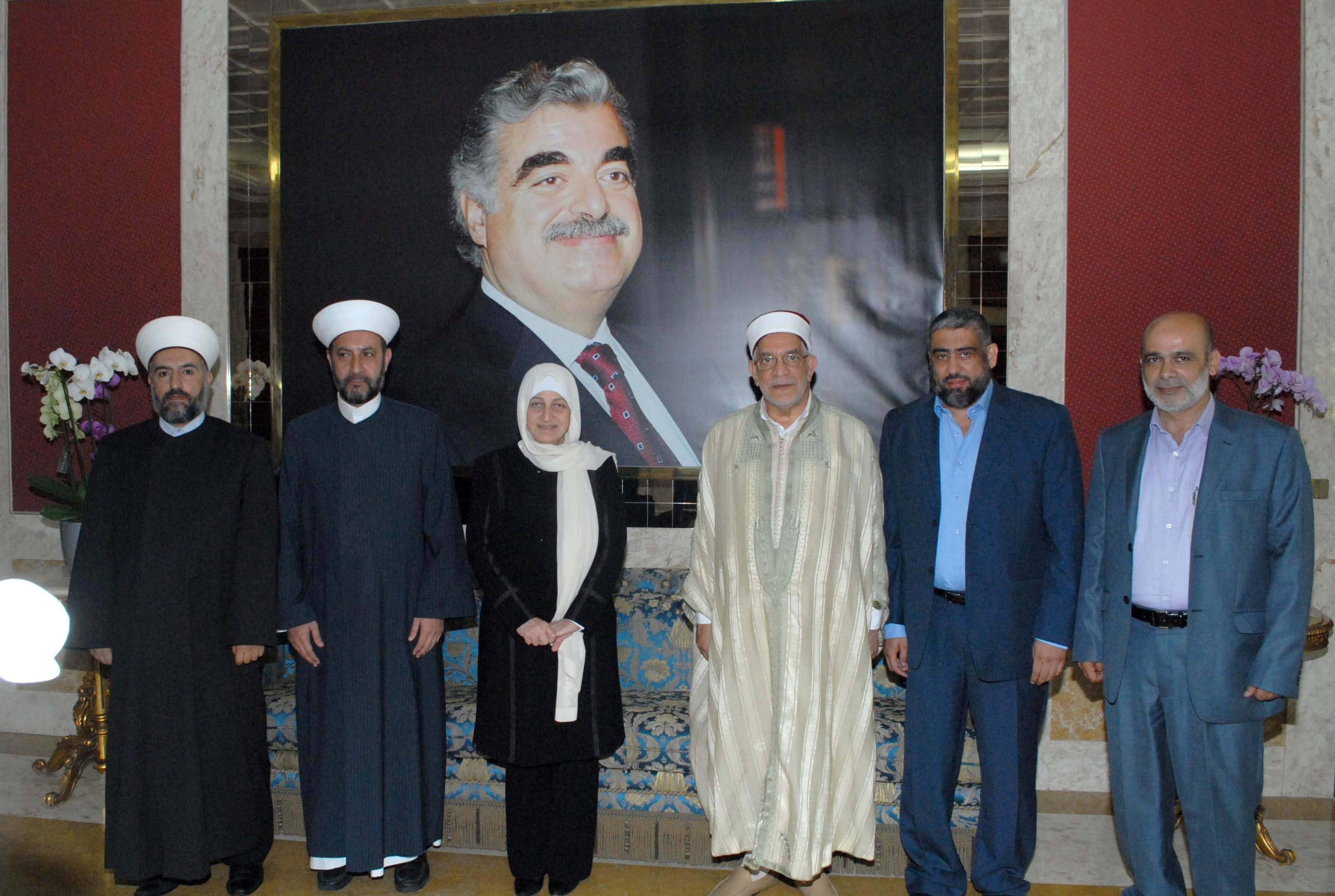 الحريري استقبلت نائب رئيس مجلس النواب التونسي والتقت اللواء خير والعميد شحادة وروتاري صيدا