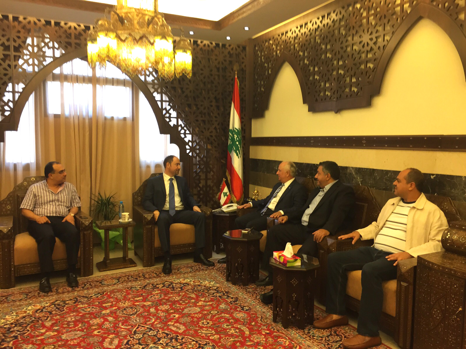 المستقبل الجنوب التقى المحافظ ضو وقادة أمنيين