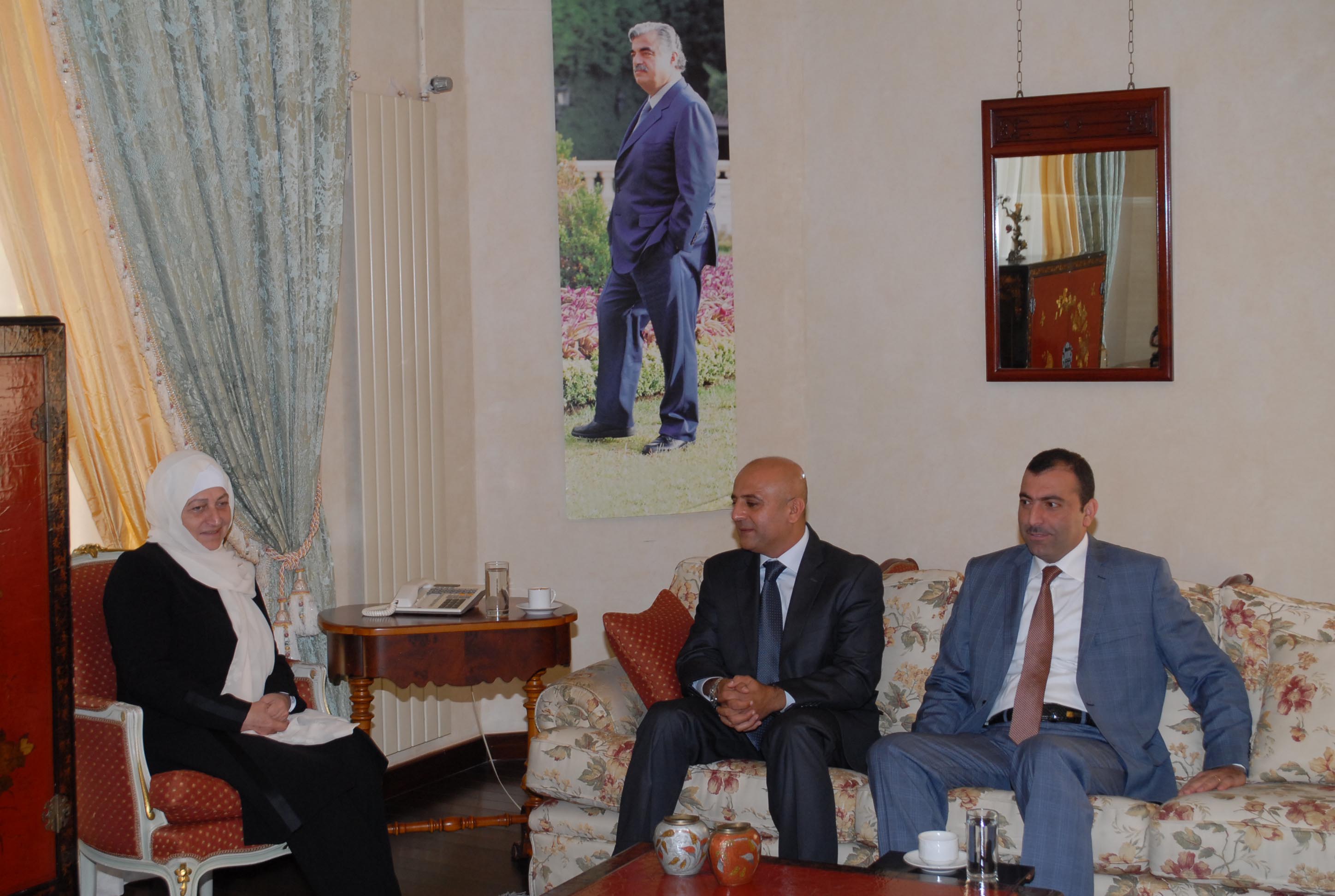 الحريري التقت حماس وسوسان والسعودي وشحادة واستقبلت الرئيس الجديد لمعلومات الجنوب