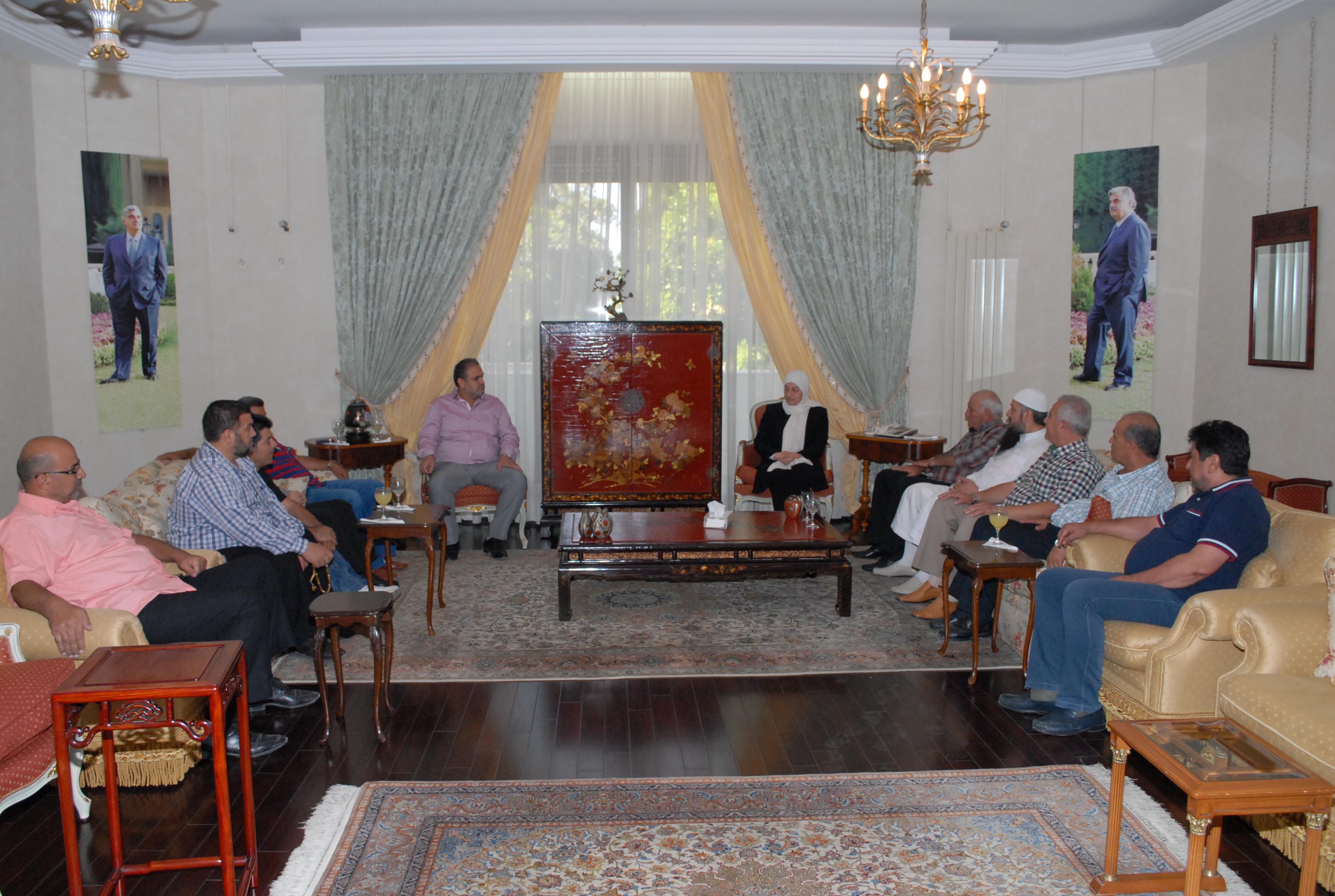 بهية الحريري اطمأنت من القوى الفلسطينية الى وضع عين الحلوة وتبلغت من الأونروا بدء العام الدراسي في مدارسه الاثنين