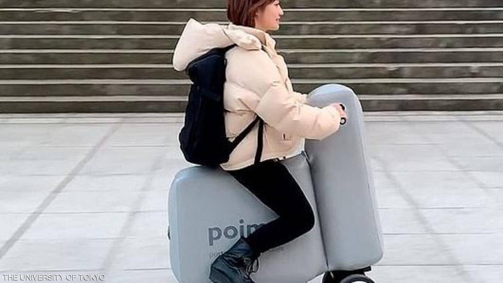 بالفيديو..دراجة كهربائية قابلة للطي والنفخ والحمل في الحقيبة