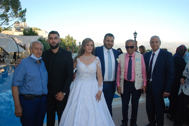 حفل زفاف العروسين الشيخ عبدالله الشامية و الدكتورة غنى بصبوص