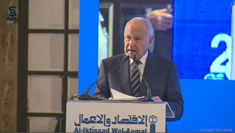 بالفيديو : كلمة الامين العام لجامعة الدول العربية احمد ابو الغيط خلال الجلسة الافتتاحية لمنتدى الاقتصاد العربي في بيروت
